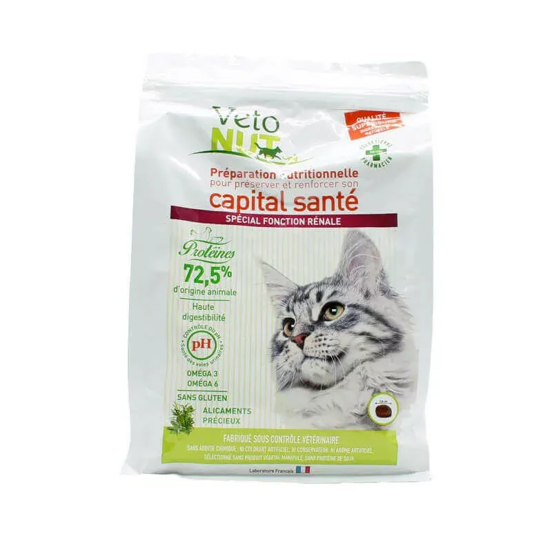 VetoNUT Croquettes Chat Fonction Rénale 1kg - Univers Pharmacie