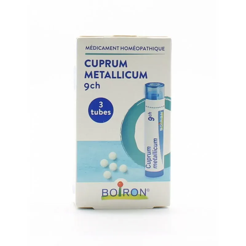 Boiron Cuprum Metallicum 9CH 3 tubes - Univers Pharmacie