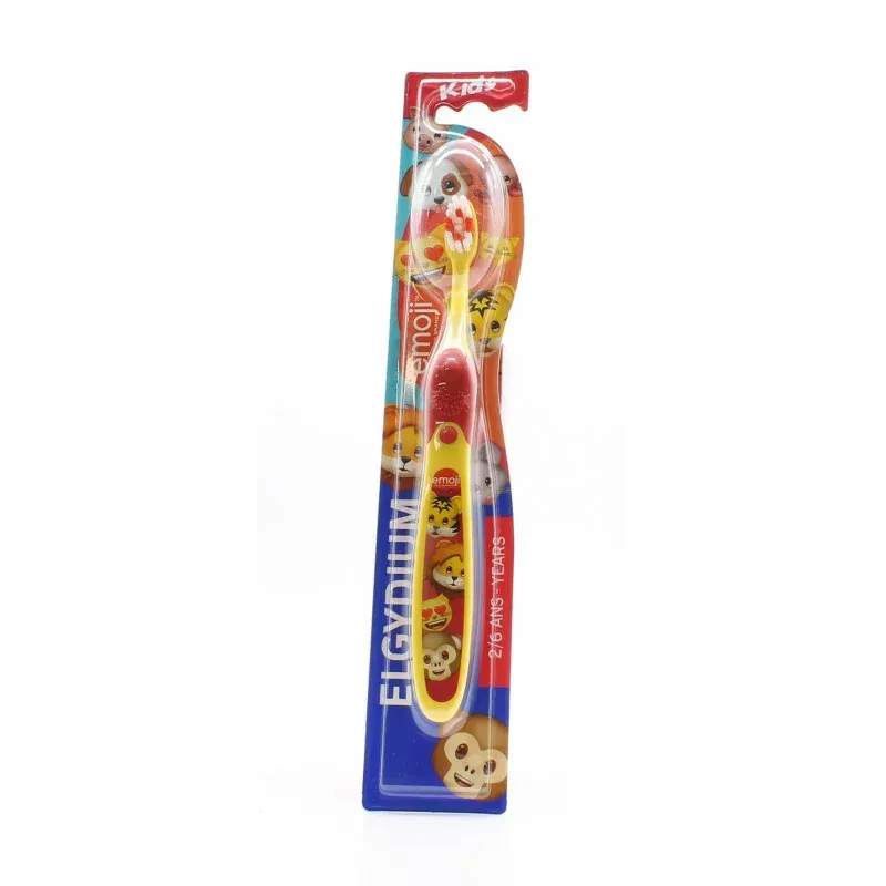 Elgydium Kids Brosse à Dents Emoji 2/6 ans - Univers Pharmacie