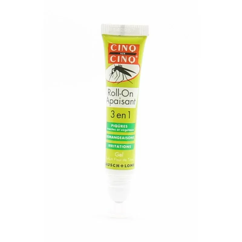 Cinq sur Cinq Roll-on Apaisant 3-en-1 7ml  - Univers Pharmacie
