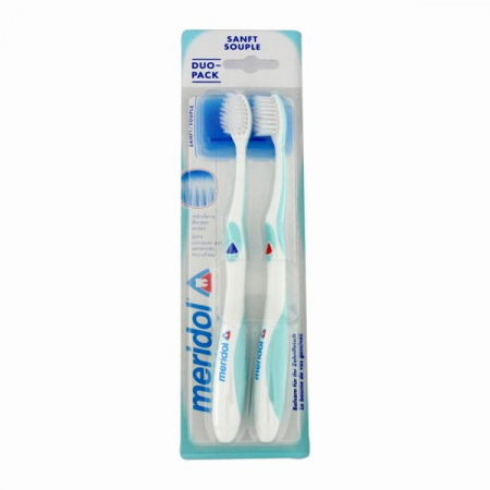 Brosse à Dents Souple Protection Gencives Meridol X2