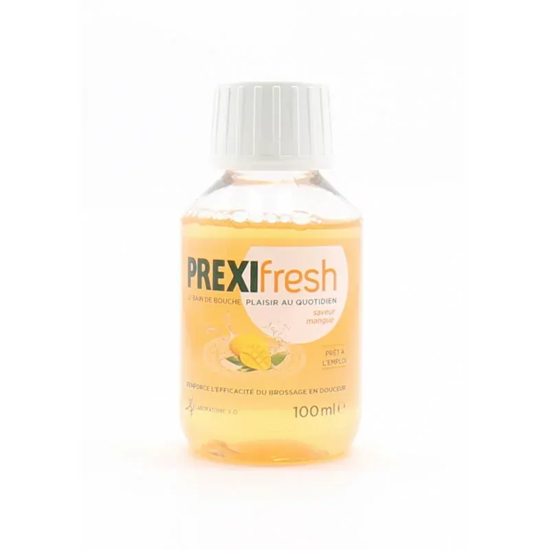 Prexifresh Bain de Bouche Saveur Mangue 100ml - Univers Pharmacie