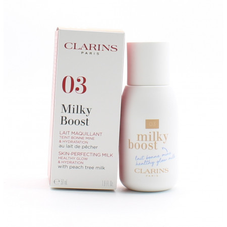 Clarins Lait Maquillant Milky Boost 03 50ml - Univers Pharmacie