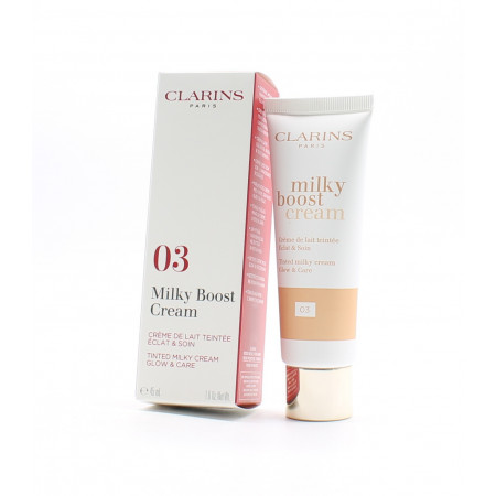Clarins Milky Boost Cream 03 Crème de Lait Teintée 45ml - Univers Pharmacie