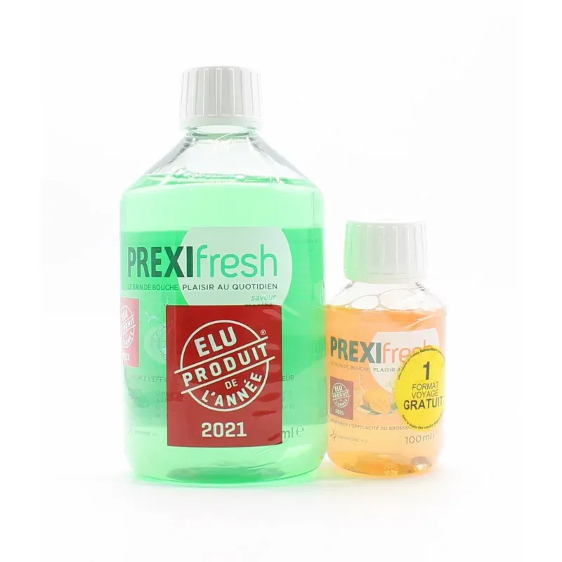 Prexifresh Bain de Bouche Saveur Menthe 500ml - Univers Pharmacie