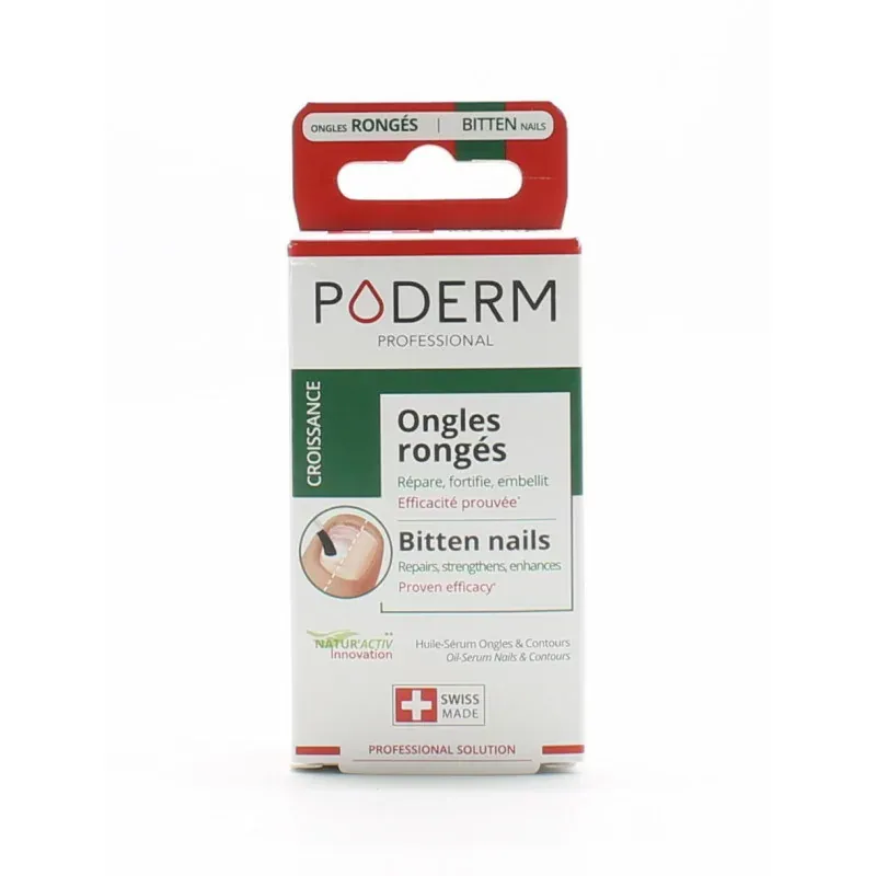 Poderm Croissance Ongles Rongés 8ml - Univers Pharmacie