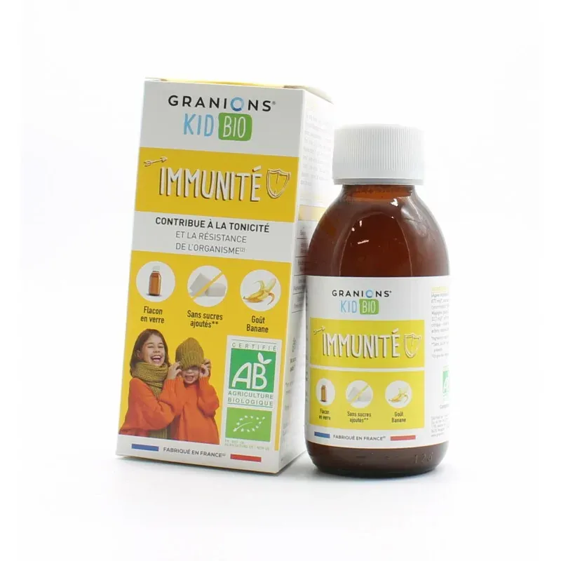 Granions Kid Bio Immunité 125ml  - Univers Pharmacie
