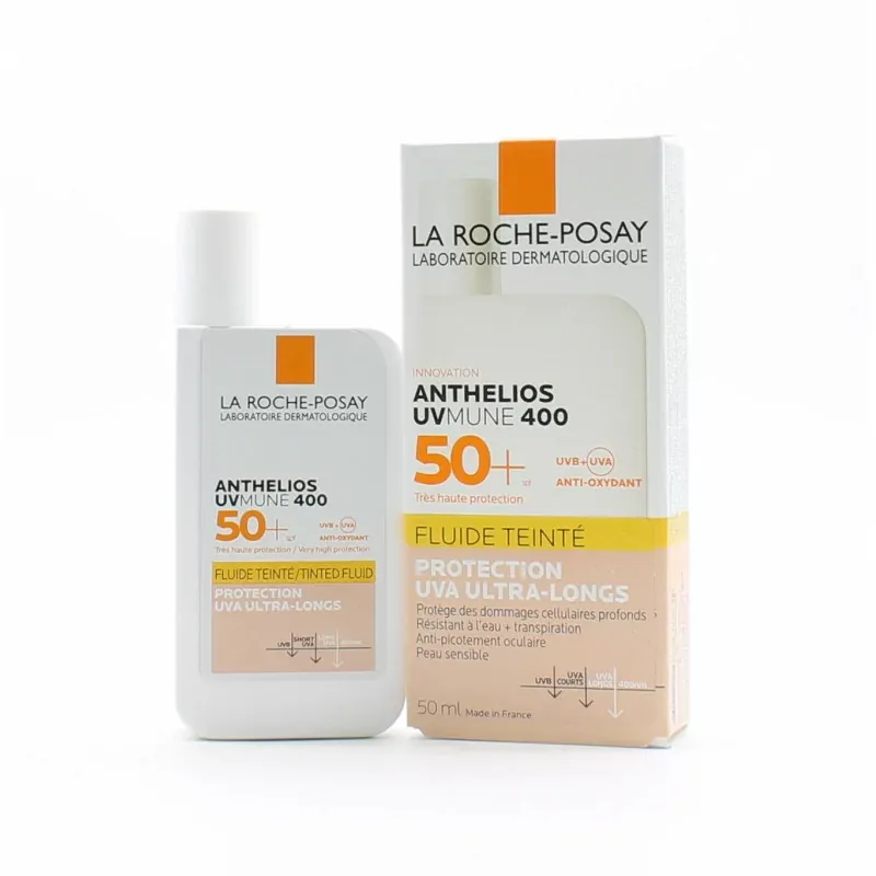 La Roche-Posay Anthelios UVmune 400 Fluide Teinté SPF50+50ml - Univers Pharmacie La Roche-Posay Anthelios UVmune 400 Fluide Teinté SPF50+50ml - Univers Pharmacie