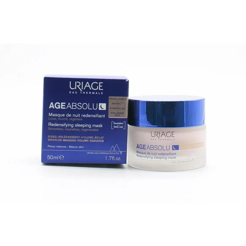 Uriage Age Absolu Masque de Nuit Redensifiant 50ml - Univers Pharmacie