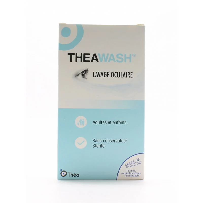 TheaWash Lavage Oculaire 10 unidoses - Univers Pharmacie