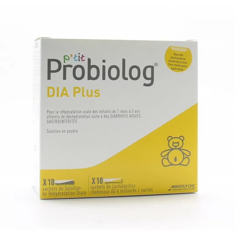 P'tit Probiolog DIA Plus 2X10 sachets - Univers Pharmacie P'tit Probiolog DIA Plus 2X10 sachets - Univers Pharmacie