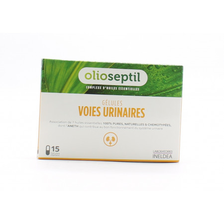 Olioseptil Voies Urinaires 15 gélules - Univers Pharmacie