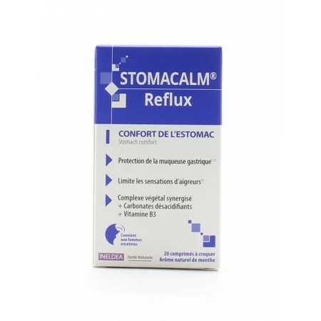 Stomacalm Reflux 20 comprimés à croquer - Univers Pharmacie