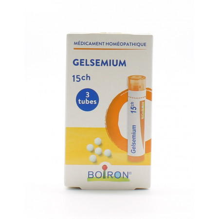 Boiron Gelsemium 15CH 3 tubes - Univers Pharmacie