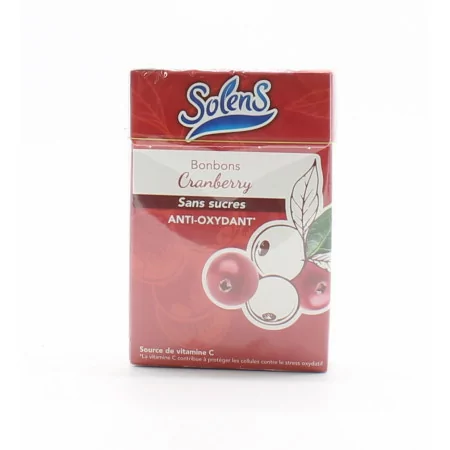 Solens Bonbons Cranberry Sans Sucres 50g - Univers Pharmacie