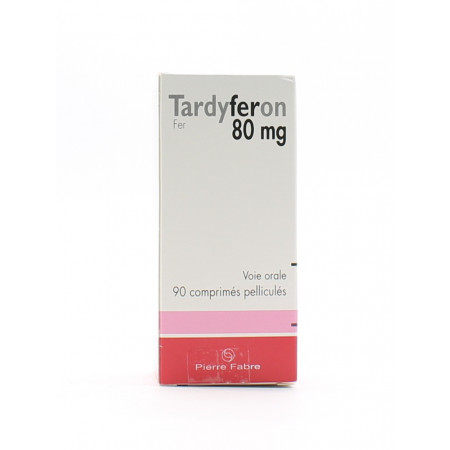 Tardyferon 80mg 90 comprimés - Univers Pharmacie