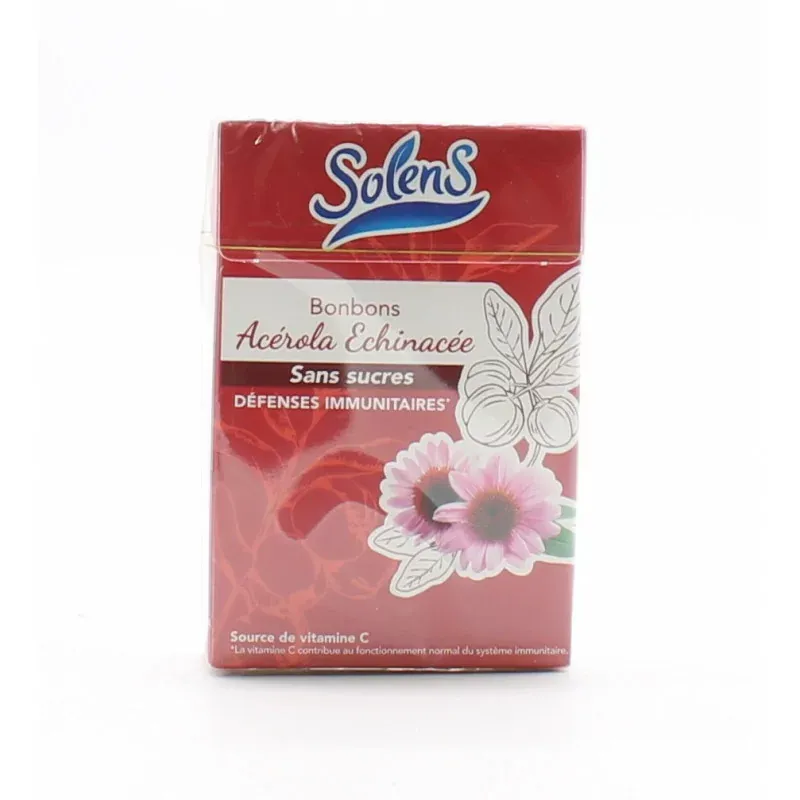 Solens Bonbon Acérola Echinacée 50g - Univers Pharmacie
