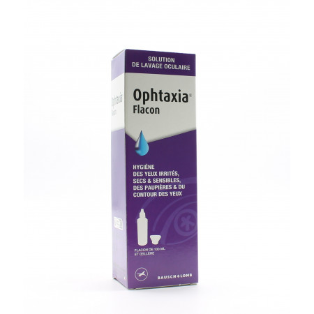 Ophtaxia Solution de Lavage Oculaire 100ml - Univers Pharmacie