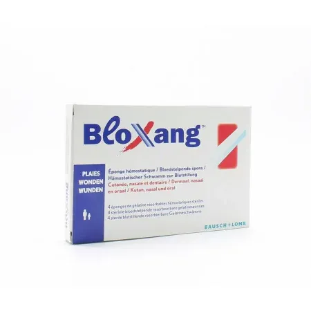 Bloxang Éponge Hémostatique X4 - Univers Pharmacie