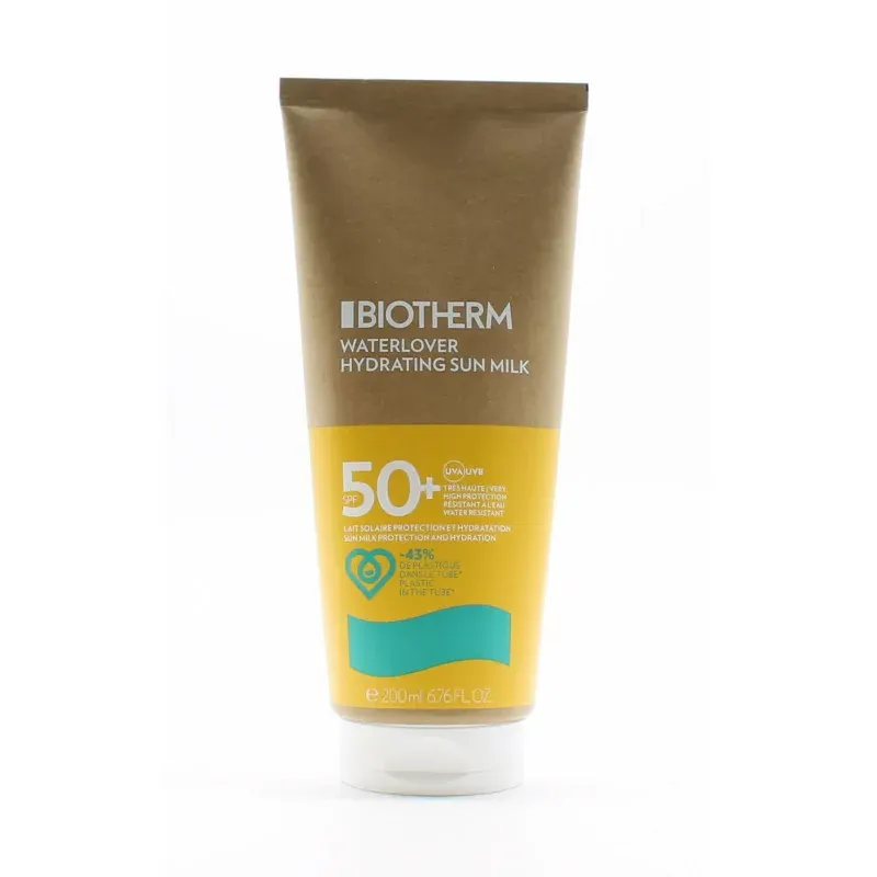 Biotherm Waterlover Sun Milk SPF50 200ml - Univers Pharmacie