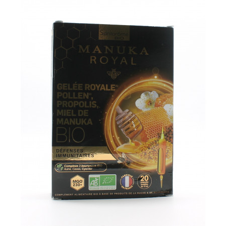 Santarôme Bio Manuka Royal 20 ampoules - Univers Pharmacie