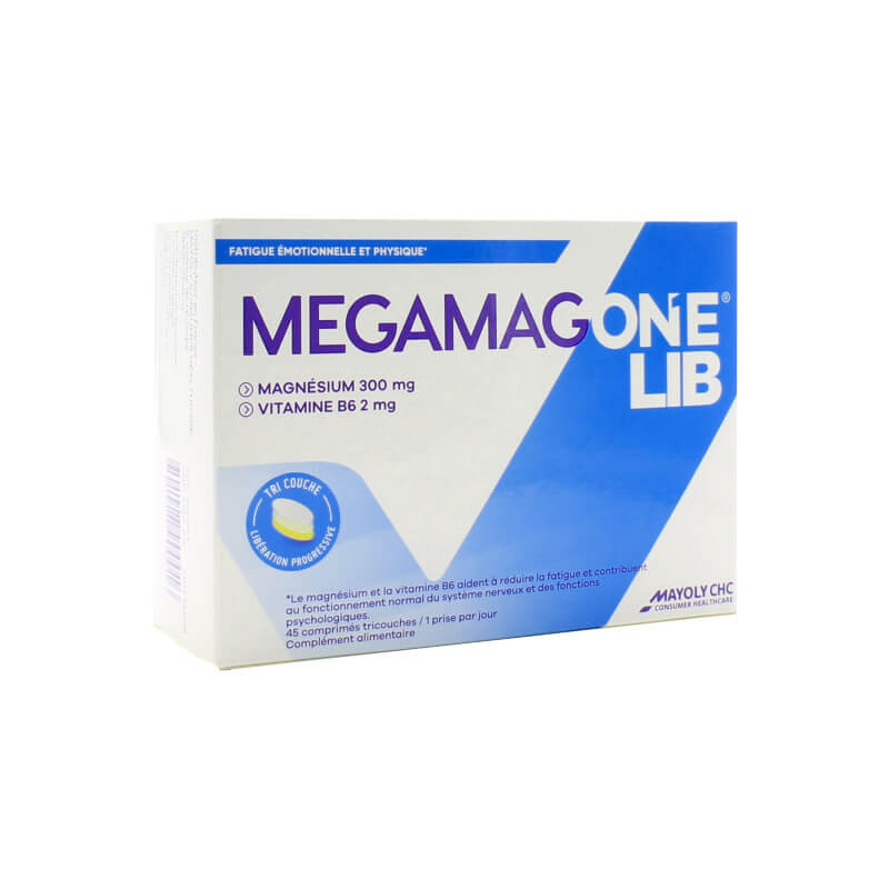 MegamagOne Lib 45 comprimés - Univers Pharmacie MegamagOne Lib 45 comprimés - Univers Pharmacie