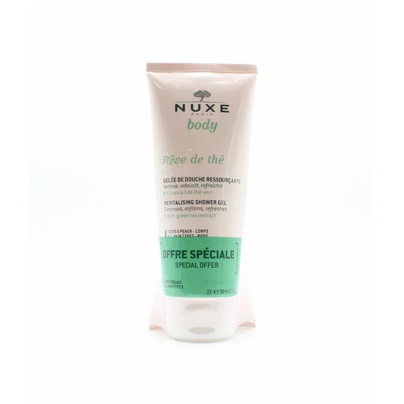 Nuxe Body Rêve de Thé Gelée de Douche 2X200ml - Univers Pharmacie