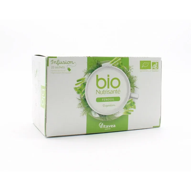 Bio Nutrisanté Fenouil Digestion Infusion 20 sachets - Univers Pharmacie