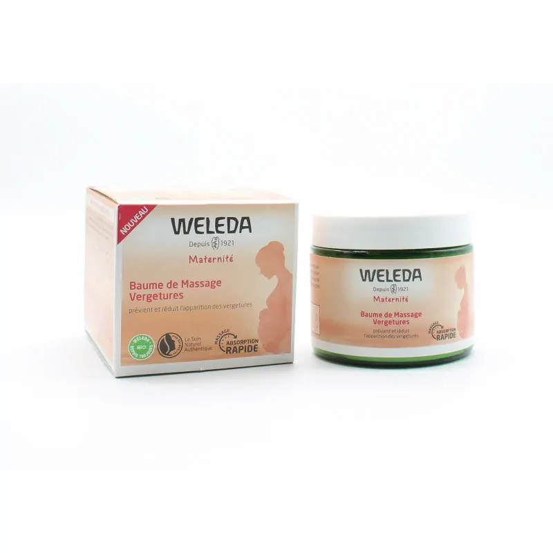 Weleda Baume de Massage Vergetures 150ml - Univers Pharmacie