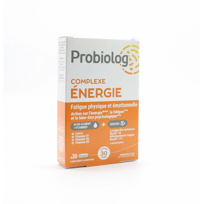 Probiolog Complexe Energie 30 gélules - Univers Pharmacie