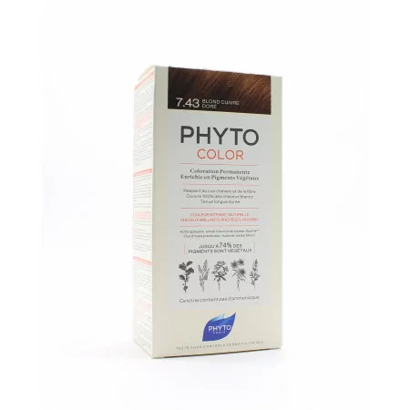 Phyto Color Kit Coloration Permanente 7.43 Blond...