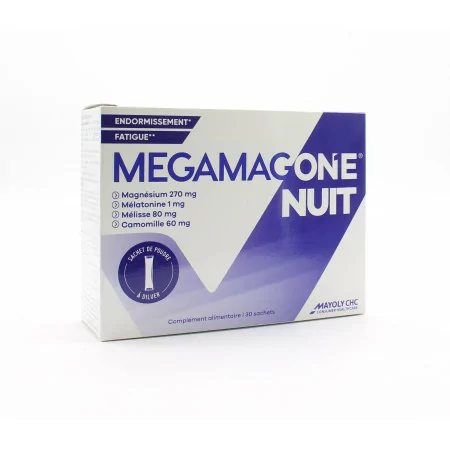 MegamagOne Nuit 30 sachets - Univers Pharmacie
