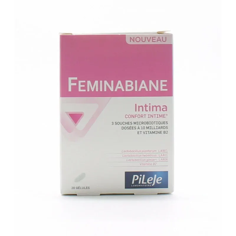 Feminabiane Intima Confort Intime 20 gélules - Univers Pharmacie Feminabiane Intima Confort Intime 20 gélules - Univers Pharmacie