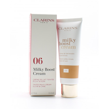 Clarins Milky Boost Cream 06 Crème de Lait Teintée 45ml - Univers Pharmacie