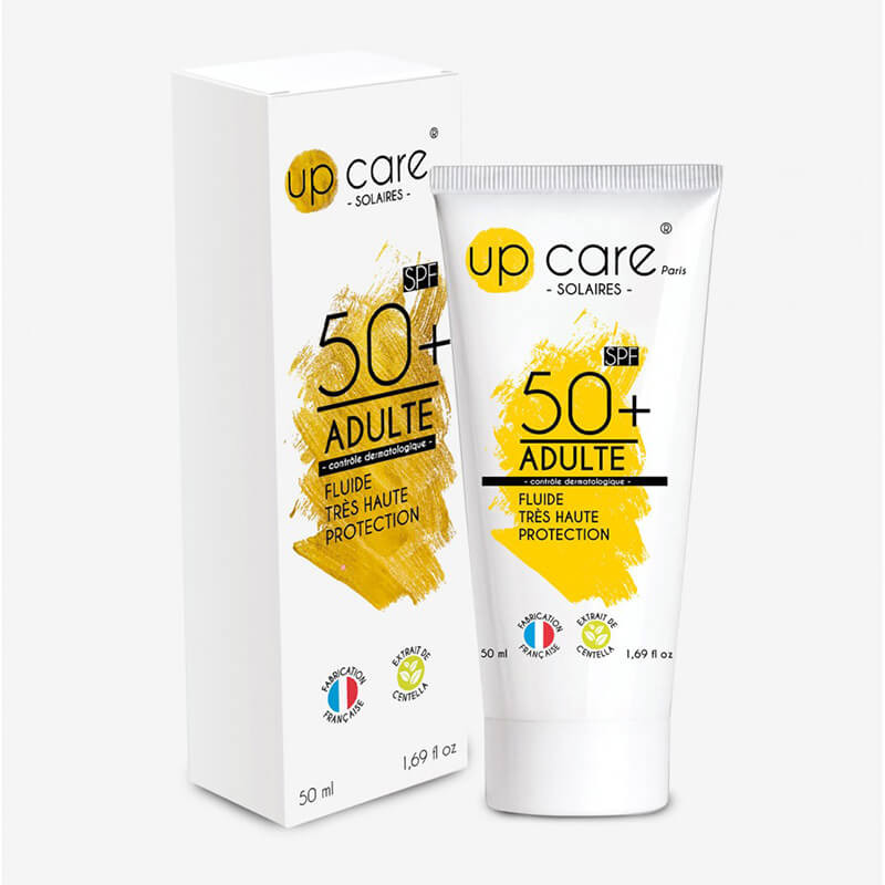 Fluide Très Haute Protection Adulte SPF50+ Up Care 50ml - Univers Pharmacie