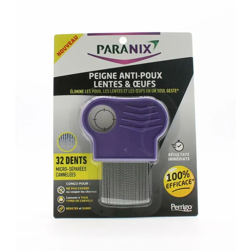 Paranix Peigne Anti-poux Lentes et Œufs - Univers Pharmacie