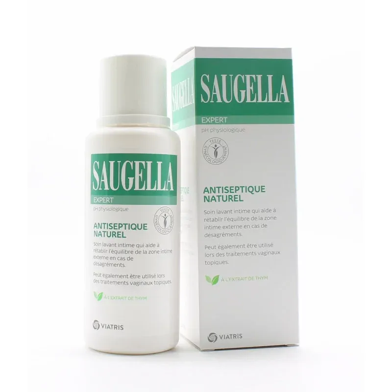 Saugella Antiseptique Naturel Soin Lavant Intime 250ml - Univers Pharmacie