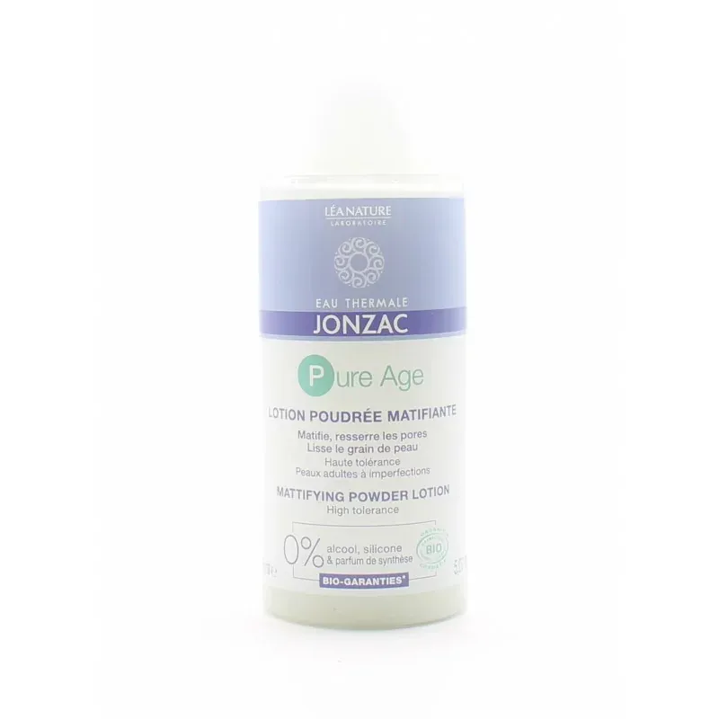 Jonzac Pure Age Lotion Poudrée Matifiante 150ml - Univers Pharmacie
