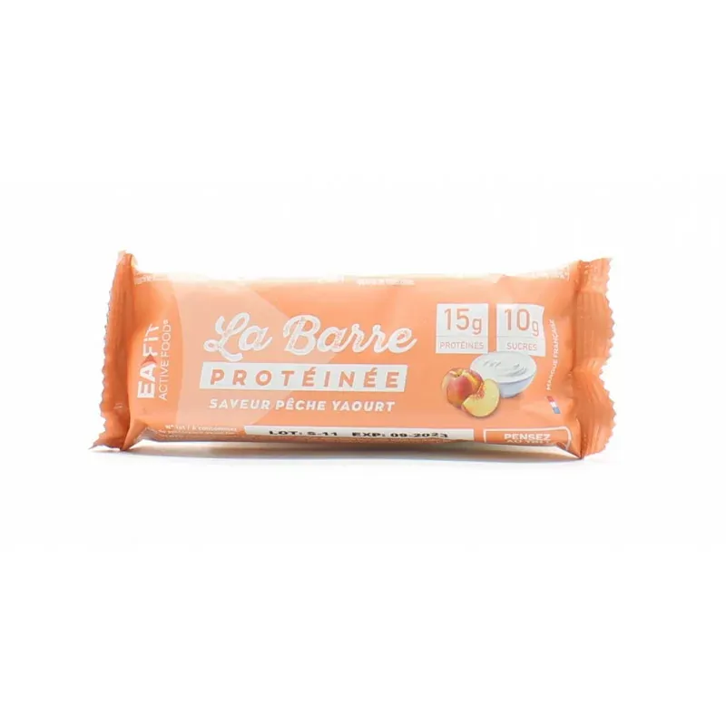 EaFit La Barre Protéinée Saveur Pêche Yaourt 46g - Univers Pharmacie