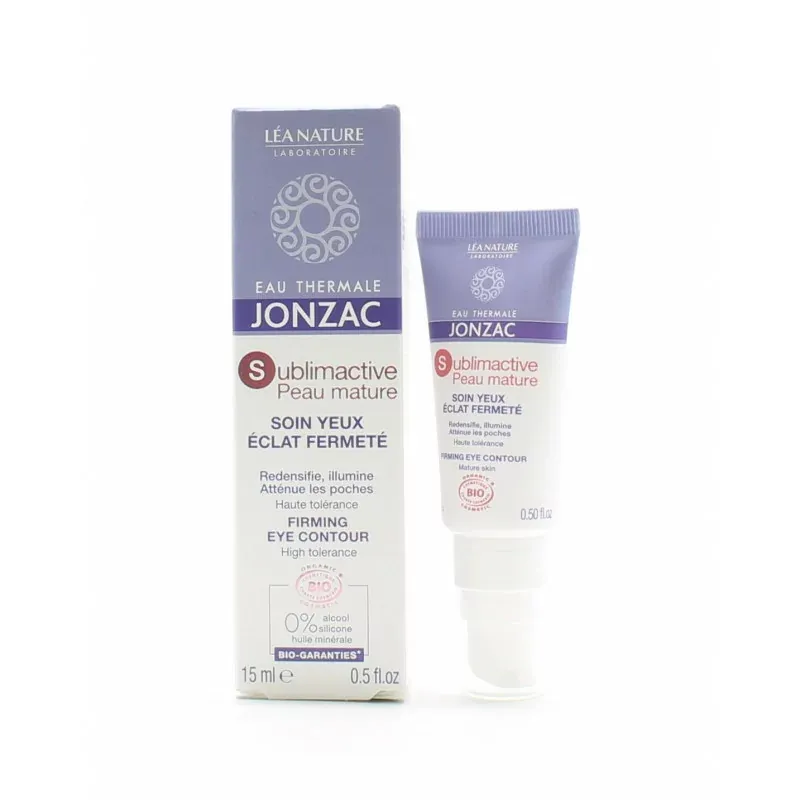 Jonzac Sublimactive Peau Mature Soin Yeux Eclat Fermeté 15ml - Univers Pharmacie