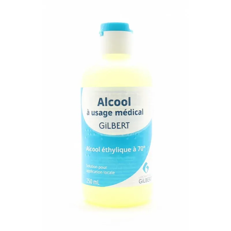 Gilbert Alcool Ethylique à 70° 250ml - Univers Pharmacie