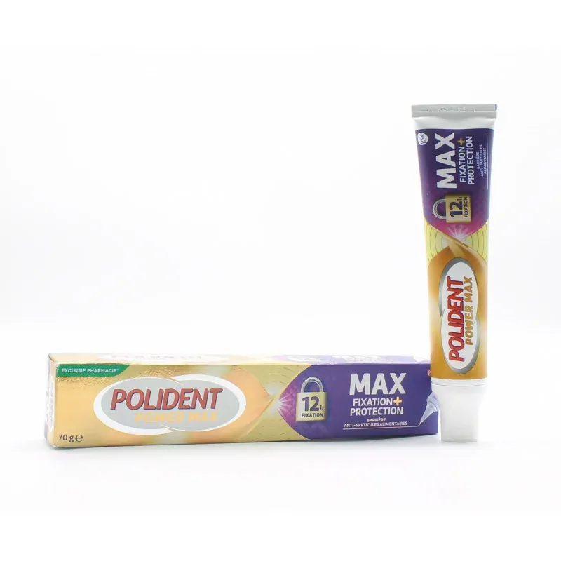 Polident Power Max Crème Fixative 70g - Univers Pharmacie