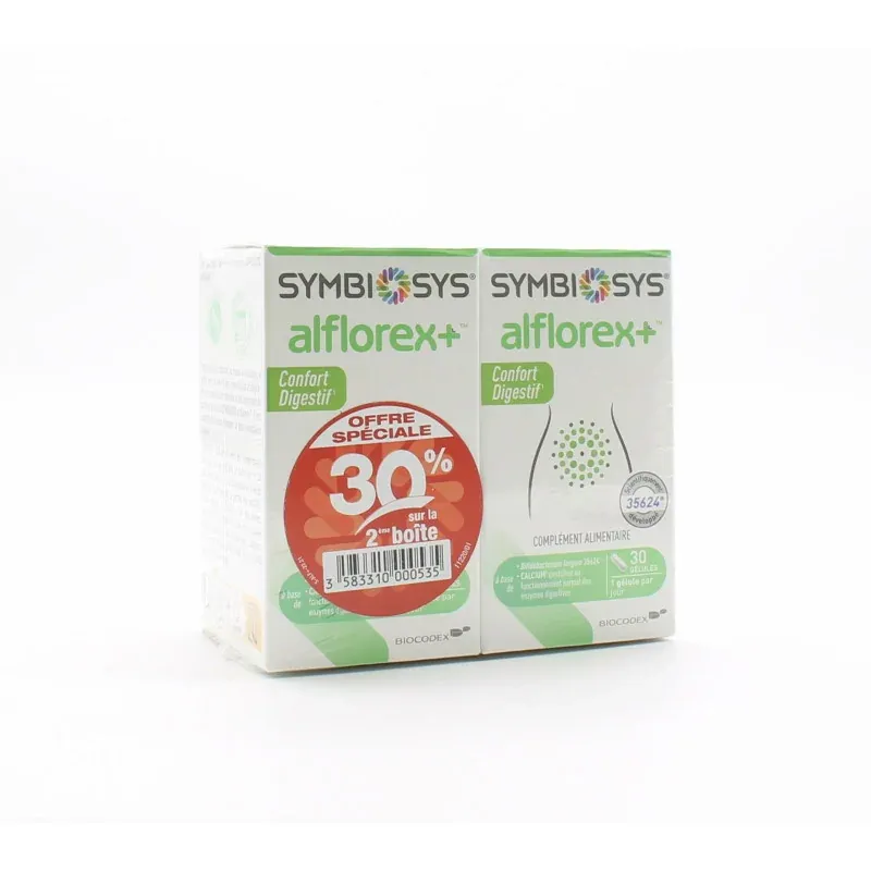 Symbiosys Alflorex+ 2X30 gélules - Univers Pharmacie