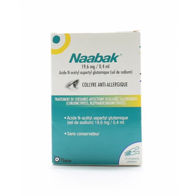 Naabak 19,6mg/0,4ml Unidoses x10 - Univers Pharmacie