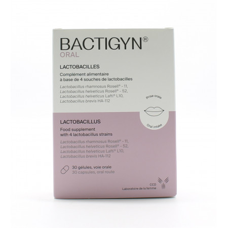 Bactigyn Oral 30 gélules - Univers Pharmacie