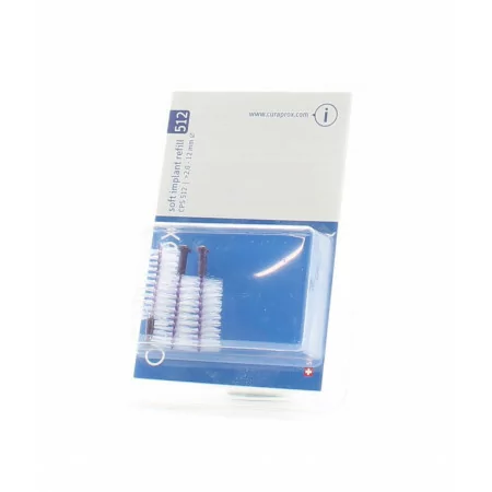 Curaprox Soft Implant Refill 512 3 brossettes interdentaires - Univers Pharmacie