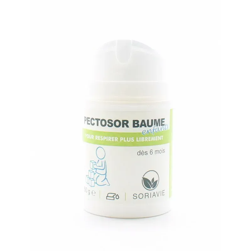 Soriavie Pectosor Baume Enfants 50g - Univers Pharmacie