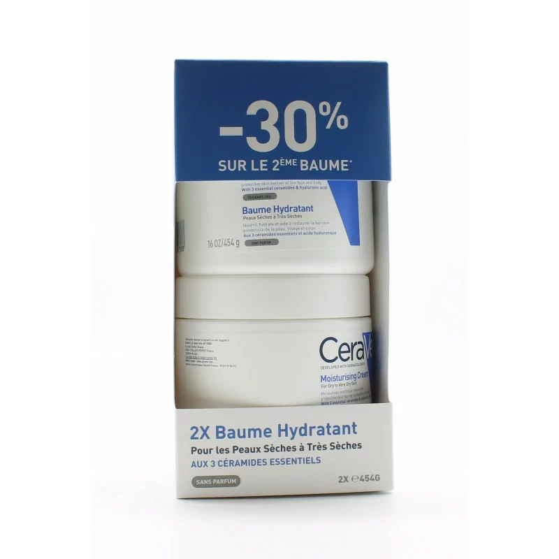 CeraVe Baume Hydratant 2X454g - Univers Pharmacie