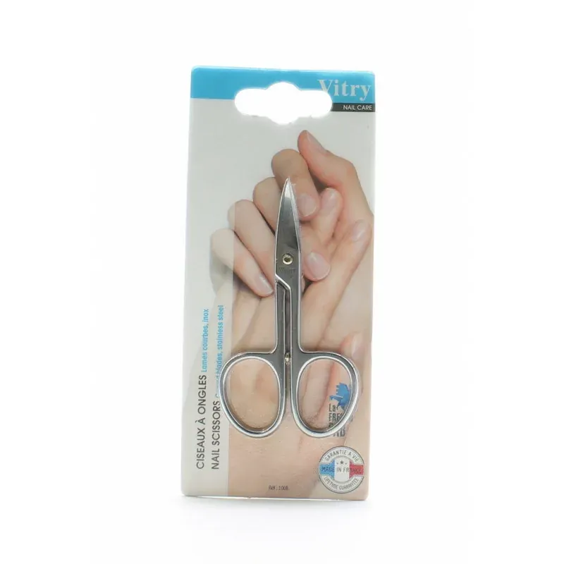 Vitry Nail Care Ciseaux à Ongles Lames Courbes - Univers Pharmacie