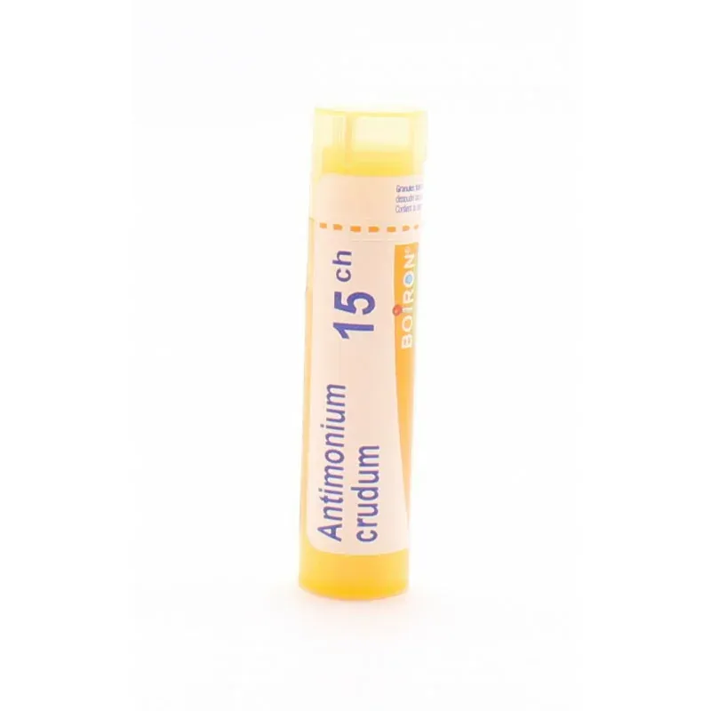 Boiron Antimonium Crudum 15ch tube granules - Univers Pharmacie